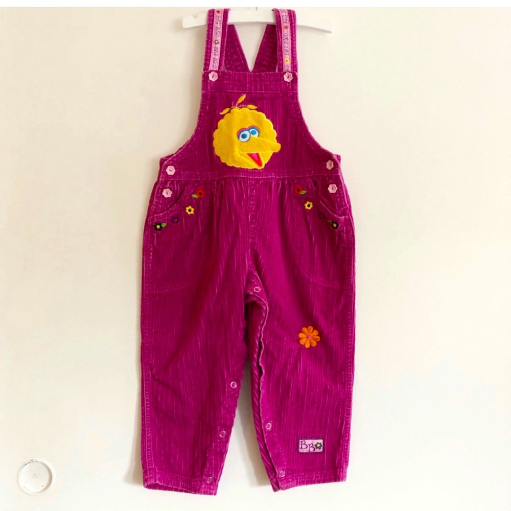Vintage Big Bird Overalls  {Price Firm}